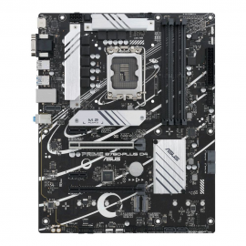 Материнская плата ASUS PRIME B760-PLUS D4 LGA1700 ATX 4xDDR4 2xPCIEx16 2xPCIEx1 3xM.2 USB-C DP HDMI VGA 2.5GLAN (90MB1CW0-M1EAY0)