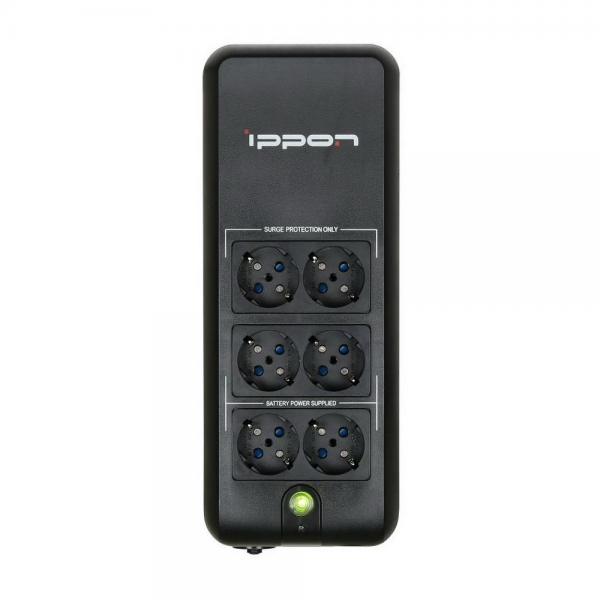 Источник бесперебойного питания Ippon Back Verso 400 200W/400VA {6} (600014)