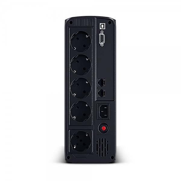 Источник бесперебойного питания ИБП Line-Interactive CyberPower VP1200ELCD 1200VA/720W USB/RS-232/RJ11/45  (4 + 1 EURO)