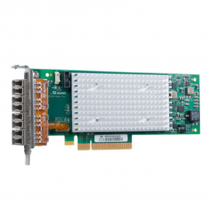 Сетевой адаптер Qlogic QLE2694L OEM, 16Gb/s FC HBA, 4-port, PCIe v3.0 x8, LC SR MMF, Low Profile (трансиверы впаяны, в комплекте только короткий брекет) (003017)