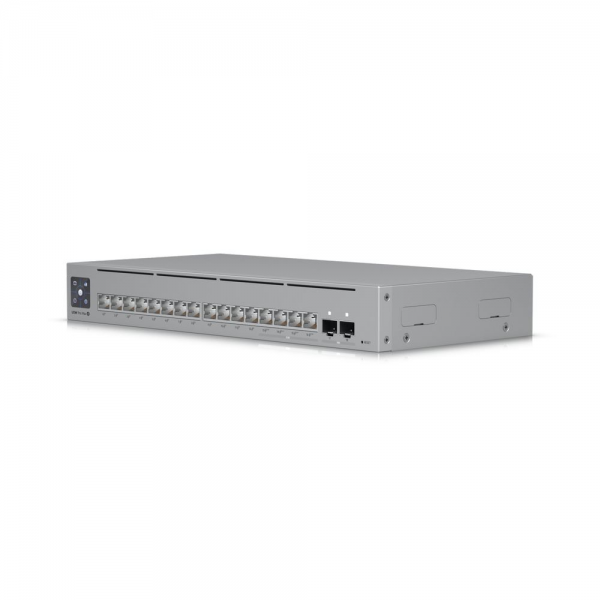 Коммутатор Ubiquiti UniFi Switch Pro Max 16 PoE PoE-коммутатор в стойку, 4х 2.5G RJ45, 12х 1G RJ45, 2х 10G SFP+, раздача 180 Вт