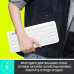 Клавиатура беспроводная Logitech K380 Multi-Device Bluetooth Keyboard Gray серая, копактная, 79 круглых клавиш, Bluetooth 3,0, подключение до 3-х устройств одновременно