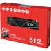 Твердотельный накопитель SSD ADATA M.2 2280 512GB XPG Blade S70 PCIe Gen4x4 with NVMe 7200/2600, MTBF 2M, 3D ТLC NAND, 370TBW, Innogrit IG5236
