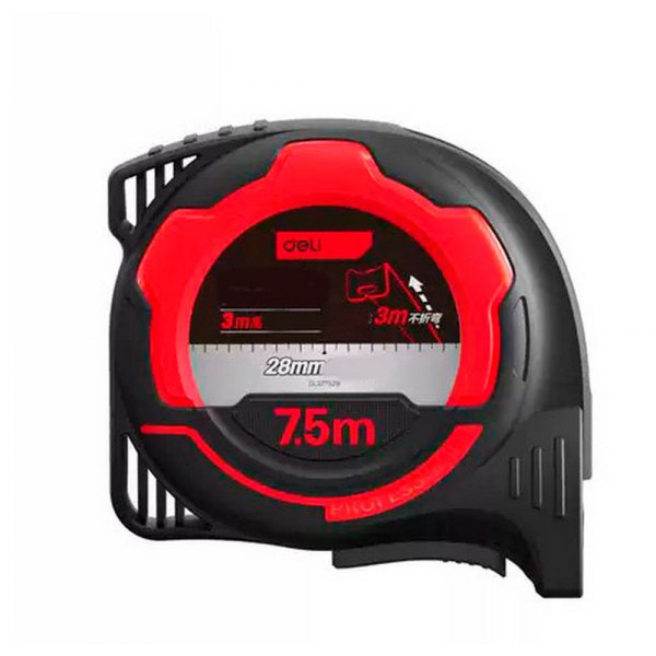 Рулетка Deli DL377528  7,5м*28мм, метрическая