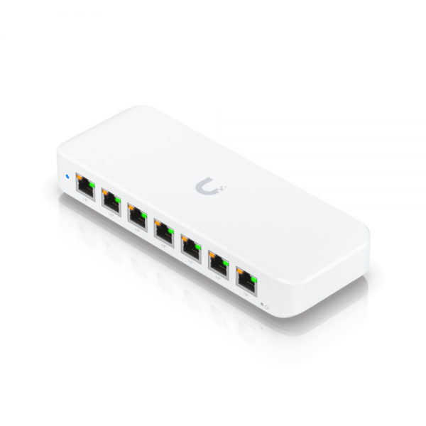Коммутатор Ubiquiti UniFi Switch Ultra 60W PoE-коммутатор, 8х 1G RJ45, раздача 52 Вт