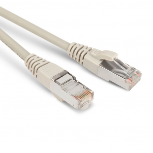 Кабельная сборка Hyperline PC-LPM-STP-RJ45-RJ45-C5e-20M-LSZH-GY Патч-корд F/UTP, экранированный, Cat.5е (100% Fluke Component Tested), LSZH, 20м, серый