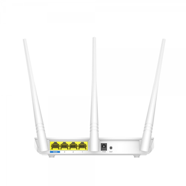 Маршрутизатор Tenda F3 Wi-Fi роутер N300 до 300 Мбит/с на 2,4 ГГц, 3x5dBi антенны, LAN 3x10/100 Мбит/с, WAN 1x10/100 Мбит/с