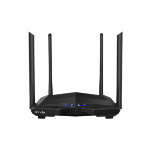 Маршрутизатор Tenda AC10 Двухдиапазонный гигабитный Wi-Fi роутер AC1200 до 300 Мбит/с на 2,4 ГГц + до 867 Мбит/с до 5 ГГц, LAN 3x1 Гбит/с, WAN 1x1 Гбит/с, 4*5dBi внешние антенны