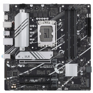 Материнская плата ASUS PRIME B760M-A D4-CSM LGA1700 mATX 4xDDR4 3xPCI-Ex16 2xM.2 DP 2xHDMI 2.5GLAN
