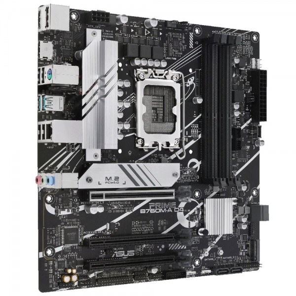 Материнская плата ASUS PRIME B760M-A D4-CSM LGA1700 mATX 4xDDR4 3xPCI-Ex16 2xM.2 DP 2xHDMI 2.5GLAN