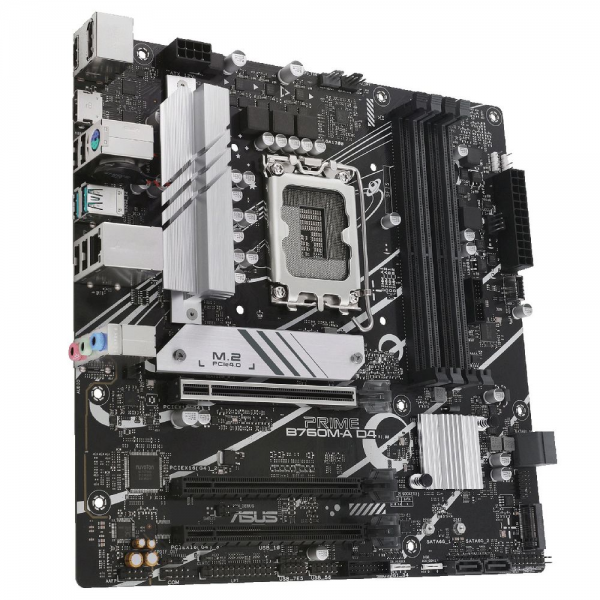 Материнская плата ASUS PRIME B760M-A D4-CSM LGA1700 mATX 4xDDR4 3xPCI-Ex16 2xM.2 DP 2xHDMI 2.5GLAN