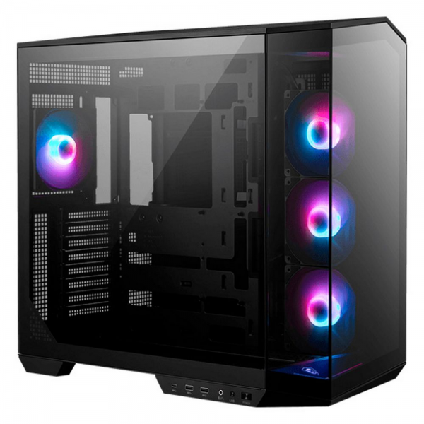 Корпус MSI MAG Pano 100R PZ , Mid Tower, ATX, 2xUSB 3.2 Gen 1, 1xUSB 3.2 Gen2 Type-C, 3x120mm ARGB Reverse Blade Fan, 1x120mm ARGB Fan, ARGB+PWM Control Board,Tempered Glass Window, Brown Box
