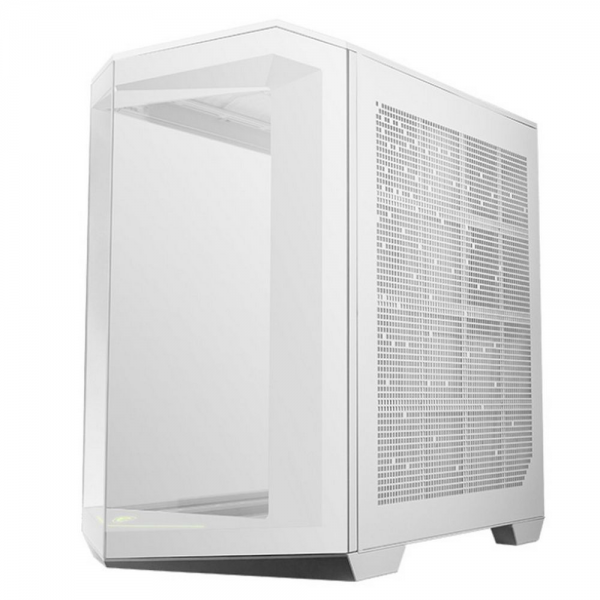 Корпус MSI MAG Pano 100R PZ WHITE , Mid Tower, ATX, 2xUSB 3.2 Gen 1, 1xUSB 3.2 Gen2 Type-C, 3x120mm ARGB Reverse Blade Fan, 1x120mm ARGB Fan, ARGB+PWM Control Board,Tempered Glass Window, Brown Box
