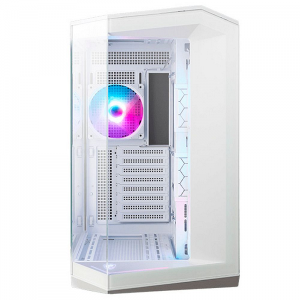 Корпус MSI MAG Pano 100R PZ WHITE , Mid Tower, ATX, 2xUSB 3.2 Gen 1, 1xUSB 3.2 Gen2 Type-C, 3x120mm ARGB Reverse Blade Fan, 1x120mm ARGB Fan, ARGB+PWM Control Board,Tempered Glass Window, Brown Box