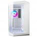 Корпус MSI MAG Pano 100R PZ WHITE , Mid Tower, ATX, 2xUSB 3.2 Gen 1, 1xUSB 3.2 Gen2 Type-C, 3x120mm ARGB Reverse Blade Fan, 1x120mm ARGB Fan, ARGB+PWM Control Board,Tempered Glass Window, Brown Box