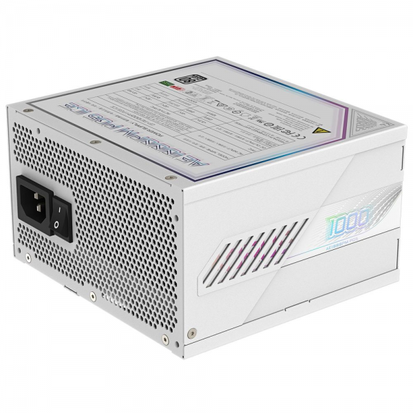 Блок питания ПК Gigabyte AE1000PM PG5 ICE 1000W, 80Plus, Platinum, Полностью модульный, PCIe Gen 5.1, ATX 3.0 compatible. 28200-AE85W-1EUR