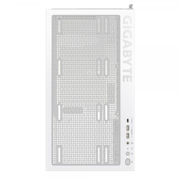 Корпус для ПК Gigabyte C500PI ST White, MidTower, ATX, Panoramic, USB-C x1, USB 3.0 x2, Audio I/O, Black, VGA 410mm, TG