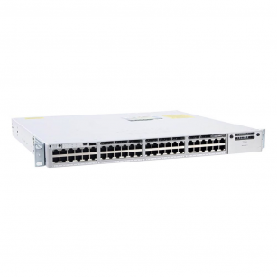 Коммутатор CISCO Catalyst 9300 48-port 1Gb copper with modular uplinks, PoE+, PS 1x715W, PoE+ 437W/1440W, DNA Network Essentials, C9300-48P-E