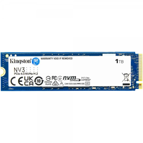 Твердотельный накопитель SSD Kingston SSD Kingston PCIe 4.0 x4 1TB SNV3S/1000G NV3 M.2 2280