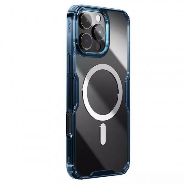 Чехол Nature TPU Pro Magnetic Case, Blue, (iPhone16 Pro)