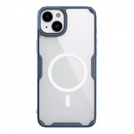 Чехол Nature TPU Pro Magnetic Case, Blue, (iPhone15 Plus)