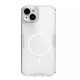 Чехол Nature TPU Pro Magnetic Case, White, (iPhone15 Plus)