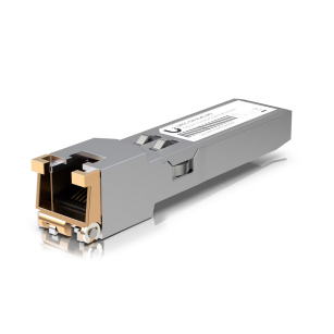 Трансивер Ubiquiti UACC-CM-RJ45-MG RJ45 SFP+модуль  поддерживающий 10G 100 м.