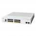 Коммутатор CISCO Catalyst 1300 16x 10/100/1000 RJ-45 PoE+, 2x 1Gb SFP uplinks, PoE+ 120W, Fanless, C1300-16P-2G
