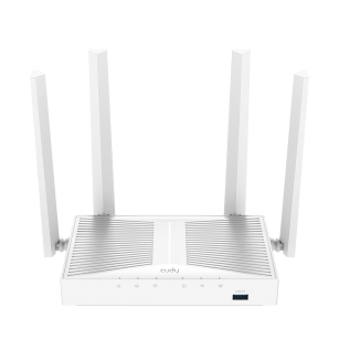 Маршрутизатор CUDY AC1200 Gigabit Wi-Fi Mesh Router with USB, Chipset MediaTek, 5 × 10/100/1000Mbps RJ45 Ports, 4 x 5dBi fixed antennas, 1 USB 3.0, WiFi router/AP/ Repeater/WISP Mode, 802.11ac/a/b/g/n, 867Mbps at 5GHz + 300Mbps at 2.4GHz, Zerotier/Wiregua