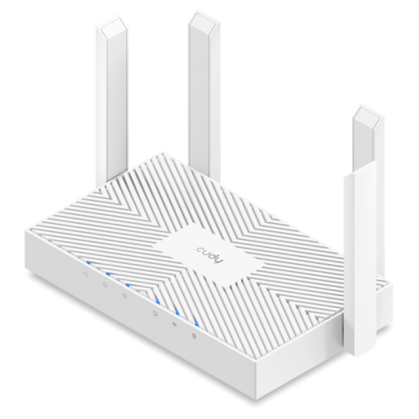 Маршрутизатор CUDY WR1300E AC1200 Gigabit Wi-Fi Router Dual Band, Chipset MediaTek, 3 × 10/100/1000Mbps RJ45 Ports, 4 x 5dBi fixed antennas,  WiFi router/AP/ Repeater/WISP Mode, 802.11ac/a/b/g/n, 867Mbps at 5GHz + 300Mbps at 2.4GHz, DDNS, WiFi Schedule, I