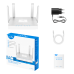 Маршрутизатор CUDY WR1300E AC1200 Gigabit Wi-Fi Router Dual Band, Chipset MediaTek, 3 × 10/100/1000Mbps RJ45 Ports, 4 x 5dBi fixed antennas,  WiFi router/AP/ Repeater/WISP Mode, 802.11ac/a/b/g/n, 867Mbps at 5GHz + 300Mbps at 2.4GHz, DDNS, WiFi Schedule, I