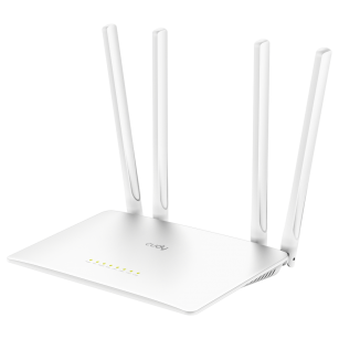 Маршрутизатор CUDY AC1200 Wi-Fi Router Dual Band, Chipset MediaTek, 802.11ac/a/b/g/n, 867Mbps at 5GHz + 300Mbps at 2.4GHz, 5 × 10/100Mbps Ports, WiFi router/AP/ Repeater/WISP Mode,4  5dBi fixed antennas, WPA3, Guest network, WPS, DDNS, VPN Client, IPv6,TR