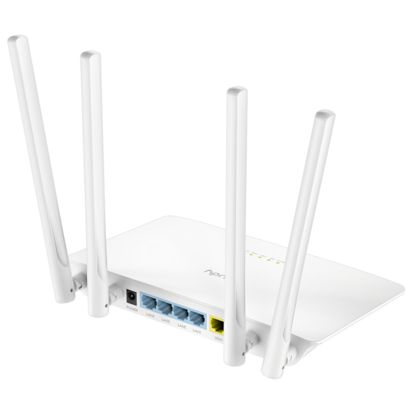 Маршрутизатор CUDY AC1200 Wi-Fi Router Dual Band, Chipset MediaTek, 802.11ac/a/b/g/n, 867Mbps at 5GHz + 300Mbps at 2.4GHz, 5 × 10/100Mbps Ports, WiFi router/AP/ Repeater/WISP Mode,4  5dBi fixed antennas, WPA3, Guest network, WPS, DDNS, VPN Client, IPv6,TR