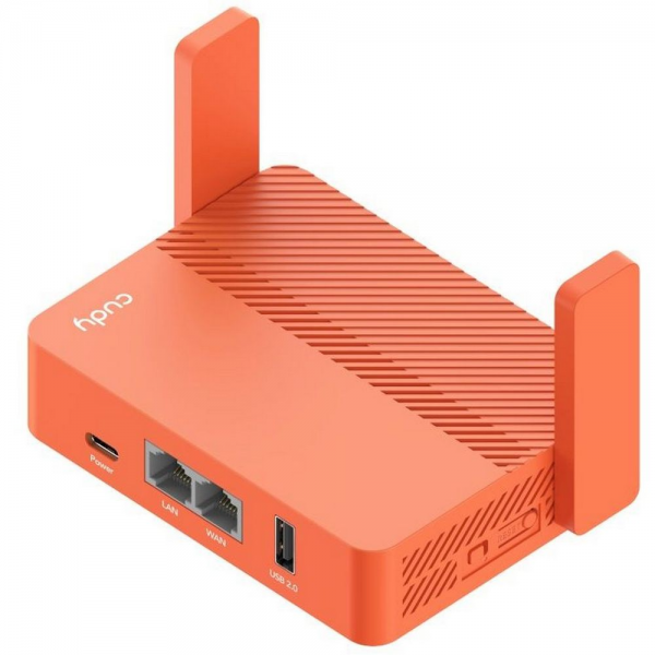 Маршрутизатор CUDY AC1200 Wireless Mini VPN Router with USB Mesh, 2 × 10/100Mbps RJ45 Ports,1 USB2.0, 2 x antennas,  WiFi router/AP/ Repeater/WISP Mode, 802.11ac/a/b/g/n, 867Mbps at 5GHz + 300Mbps at 2.4GHz, Zerotier/Wireguard/OpenVPN/IPSec/L2TP/PPTP VPN,