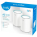 Маршрутизатор CUDY AC1200 Wi-Fi Gigabit Mesh Solution 2-Pack, Chipset MT7621+MT7613B+MT7603, Dual-Band, 867Mbps at 5GHz + 300Mbps at 2.4GHz, 802.11ac/a/b/g/n, 2 Gigabit Ethernet Ports,  internal antennas,MU-MIMO,  DDNS,Zerotier/Wireguard/OpenVPN/IPSec/L2T