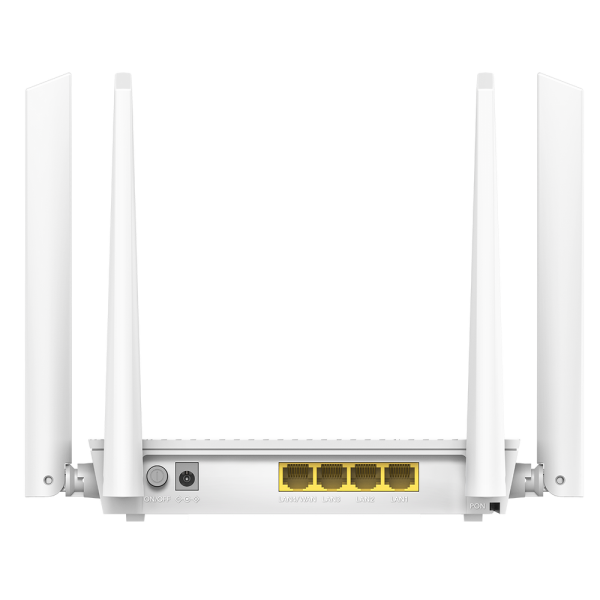 Маршрутизатор CUDY  GP3000  AX3000 Wi-Fi 6 GPON Router Dual Band Gigabit xPON, Realtek chipset, GPON/EPON,  2402Mbps at 5GHz + 576Mbps at 2.4GHz, 802.11ax/ac/a/b/g/n, 1 PON Port, 4 Gigabit RJ45 port, Power ON/OFF Button,WPS Button,WiFi Button, Reset butto