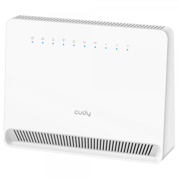 Модем CUDY AC1200 Wi-Fi 4G LTE-Cat4 Router, AC1200 Wi-Fi,  build-in 4G LTE modem,  4 10/100M RJ45 Ports,  Nano SIM Slot, 300Mbps at 2.4GHz + 867Mbps at 5GHz, Internal antennas,  PPTP/L2TP/OpenVPN/WireGuard VPN, DNS over Cloudflare/Google/Quad9, DDNS, SMS,