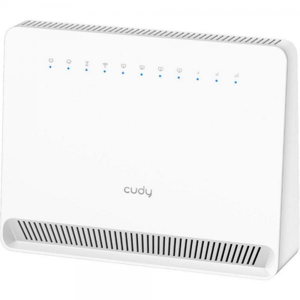 Модем CUDY AC1200 Wi-Fi 4G LTE-Cat6 Gigabit Router, 4 10/100/1000M RJ45 Ports,  Nano SIM Slot, Quectel module inside,build-in 4G LTE modem, 300Mbps at 2.4GHz + 867Mbps at 5GHz, Internal Antennas,  PPTP/L2TP/OpenVPN/WireGuard VPN, DNS over Cloudflare/Googl