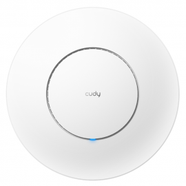 Точка доступа Wi-Fi CUDY  AP3600  BE3600 Wi-Fi 7 2 5G Access Point BE3600 Dual Band Ceiling Mount Wi-Fi 7 Access Point, Chipset Broadcom, 802.11be/ax/ac/a/b/g/n, 2880Mbps at 5GHz +688Mbps at 2.4GHz, 1 x 2.5G RJ45 Port, MU-MIMO, Support 12V DC or  802.3at 