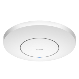 Точка доступа Wi-Fi CUDY AX3000 Wi-Fi 6 2 5G Access Point AX3000 Dual Band Ceiling Mount Wi-Fi 6 Access Point, Chipset MT7981, 802.11ax/ac/a/b/g/n, 2402Mbps at 5GHz + 574Mbps at 2.4GHz, 1 x 2.5G RJ45 Port, MU-MIMO, Support 12V DC or  802.3at PoE or Passiv