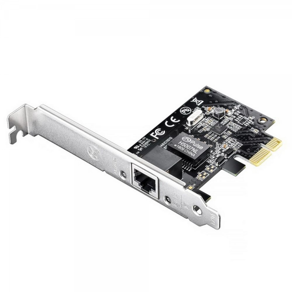 Адаптер беспроводной связи (Wi-Fi) CUDY Gigabit PCI Express Adapter Gigabit PCI Express Network Adapter, Realtek Chipset, 10/100/1000Mbps RJ45 port, Auto MDI/MDIX
