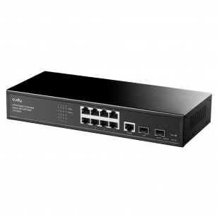 Коммутатор CUDY 8-Port Layer 2 Managed Gigabit Switch with 2 Gigabit SFP Slots 8-Port Layer 2 Managed 10/100/1000M  Switch, 8 Gigabit Ethernet ports + 2 Gigabit SFP ports + 1 management port, backplane bandwidth 20Gbps, support dial-up VLAN, 250 meters ex