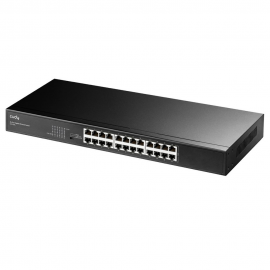 Коммутатор CUDY 24-Port Gigabit Metal Switch 19 inch  24-Port Gigabit Switch, 24 Gigabit RJ45 Ports, IGMP Snooping, Loop Detection/Prevention, 802.1p/DSCP QoS, Switch/VLAN/Extend working mode DIP switch, 19 inch Rack-mount Steel Case, Power Saving, Plug &