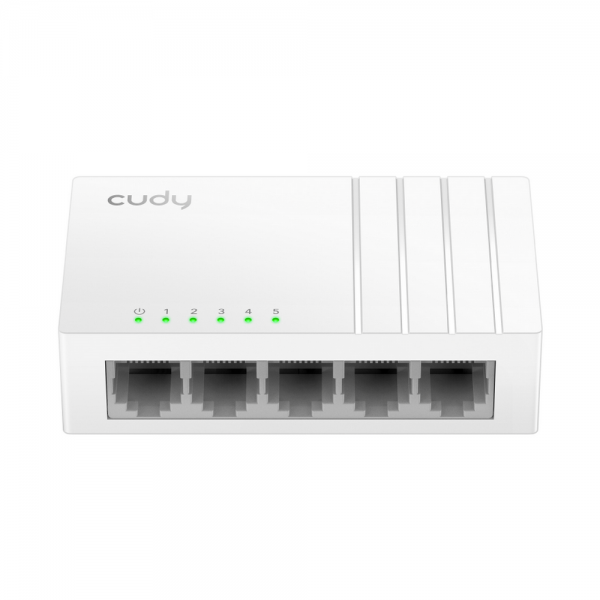 Коммутатор CUDY 5-Port Gigabit Splitter with USB C 5-Port Gigabit Desktop Switch, 5 10/100/1000M RJ45 Ports, Loop Detection, Desktop Plastic Case, Power Saving, Plug & Play, Wall-Mount,  Power Adapter Not Included