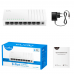 Коммутатор CUDY 8-Port 10/100 Mbps Desktop Switch 8-Port 10/100 Mbps Desktop Switch, 8 10/100M RJ45 Ports, Loop Detection, Desktop Plastic Case, Power Saving, Plug & Play, Wall-Mount