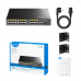 Коммутатор CUDY 24-Port 10/100M PoE+ Switch with 2 Gigabit Port+ 1SFP 300W 24-Port 10/100M PSE RJ-45 +2 Gigabit RJ- 45 +1SFP Port with 24 POE Ports Switch with Built-in power supply, support 16-port IEEE 802.3at PoE+ Injector, Rack-mountable Steel case, 3