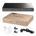Коммутатор CUDY 48-Port Layer 3 Managed Gigabit Switch with 4 10G SFP Slots 48-Port Layer 3 Managed Gigabit Switch,48 Gigabit Ethernet ports + 4 10 Gigabit uplink SFP optical ports + 1 USB serial port + 1 console port, backplane bandwidth 176Gbps, three-l