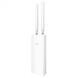 Точка доступа Outdoor 4G LTE Cat 4 N300 Wi-Fi Router Outdoor 4G LTE N300 WiFi Router, Cat.4, 300Mbps Wi-Fi, build-in 4G LTE modem, lightning protection, IP65 Waterproof, 10/100M RJ45, 2 x Detachable 4G Antennas, 24V passive PoE adapter included, Zerotier/