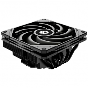 Вентилятор Cooler ID-Cooling IS-55 BLACK 125W/PWM/all Intel /AMD AM4, AM5/ Low profile/Screws