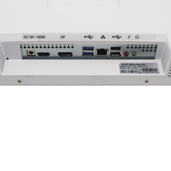 Платформа моноблока Prittec X24-Prittec H610 MB/WiFi+Bt/5M Camera/HDMI+DP/USB 3+Type C+SD/Regular stand/White/120W